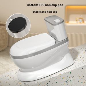 Taburete de Inodoro de Simulación de Dibujos Animados de Plástico para Niños, para el Entrenamiento de Orinal de Niños y Niñas - Product Image 5