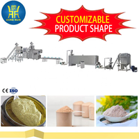 Machine d'Extrusion Automatique de Haute Qualité pour la Production de Poudre de Riz Instantanée pour Bébés, Ligne de Traitement de Poudre Nutritionnelle