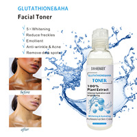 Tonique Visage Végétalien Éclaircissant Hydratant Apaisant Soin de la Peau Hydratant à la Rose, à l'Aloe et à l'Acide Hyaluronique Anti-Âge Éliminateur de Taches d'Acné