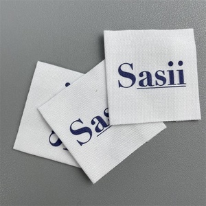 Tùy chỉnh in bông có thể giặt quần áo thẻ & nhãn vải cho thương hiệu quần áo-Tùy chỉnh màu sắc và kích thước thẻ - Product Image 4