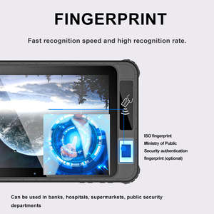 Tableta Robusta Actualizable de 10.1 Pulgadas con Android 10 IP67, Tableta Industrial de 4 GB y 164 GB con Lector de Código de Barras y Huellas Dactilares - Product Image 6