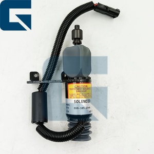 D59-105-23+A Solénoïde d'arrêt de carburant 24V pour moteur D6114 - Product Image 1