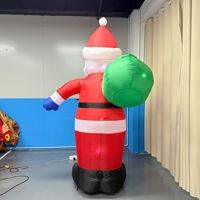Décorations gonflables de Noël, sacs cadeaux du Père Noël pour la décoration de la cour et du jardin, figurines gonflables de Noël