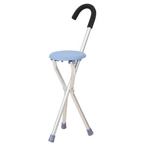 Canne <span class=keywords><strong>de</strong></span> marche avec lumière, <span class=keywords><strong>chaise</strong></span>-canne avec siège pour une utilisation durable - Product Image 1