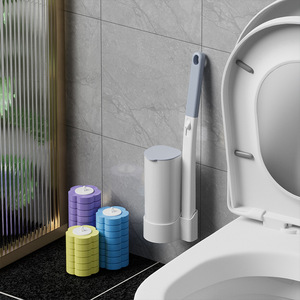 <span class=keywords><strong>Spazzola</strong></span> <span class=keywords><strong>per</strong></span> <span class=keywords><strong>WC</strong></span> in Plastica Usa e Getta con Testa Sostituibile, Dispositivo Ecologico - Product Image 4