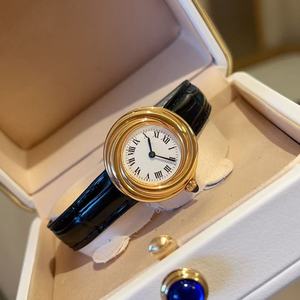 Montre de luxe pour femme, étanche, mouvement Miyota, boîtier en acier inoxydable, bracelet en cuir, cadran à aiguilles facile à lire - Product Image 3