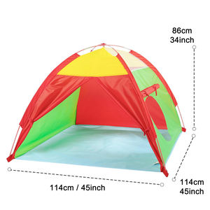 Grande tente pop-up pour enfants, maison de jeu de camping pour enfants, tentes de jeu intérieures et extérieures pour garçons et filles - Product Image 6