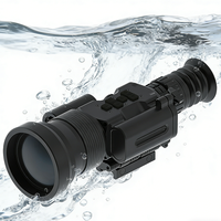 Lunette de vision thermique avec objectif 35/50/75 mm, résolution 640x512, zoom numérique 1x 2x 4x, écran OLED, portée de 1,5 km