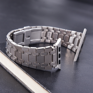 JAETIUM Correa de Reloj de Titanio de Lujo para Apple Watch Ultra, Cierre de Mariposa, Correa de Repuesto de Titanio para iWatch - Product Image 5