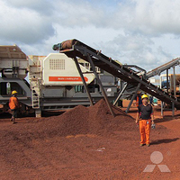 Équipement minier Broyeur à mâchoires pour minerai d'or Broyeur de pierres mobile