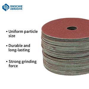 Fabriekshoge kwaliteit OEM 4 4,5 inch 100mm P24-120 aluminiumoxide siliciumcarbide vezelschijf medium hoge prestaties op maat gemaakt - Product Image 4