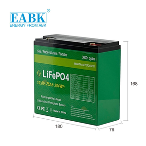 Eabk Ne12f25sp01 12V 25ah Lifepo4 Batterij Prismatische Cel Voor Power Bank Energieopslag, E-Bike, Controller 18650 Lithium Batterij - Product Image 5