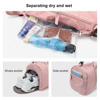Sac de sport, de gymnastique, personnalisé, de grande capacité, pour femmes, haute qualité, polochon, avec compartiment pour chaussures