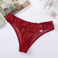 Culottes pour femmes, taille basse, respirantes, slips féminins, string, sous-vêtements, S-XL, uni, sexy, G-string, culotte transparente