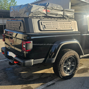 Pickup 4WD Truck Camper baldacchino in acciaio con tetto rigido impermeabile a metà altezza tettoia bassa per 2022 Jeep <span class=keywords><strong>gladiatore</strong></span> - Product Image 2