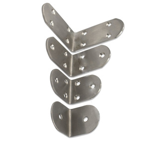 Soporte de Esquina de Acero Inoxidable de Alta Calidad, 38 mm de Ancho, 8 Orificios, Conector en Forma de L para Estantes, Fijación de Muebles - Product Image 1