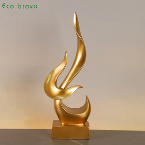 Decoración del hogar estilo europeo llama pájaro modelo resina figura escultura escritorio estudio Oficina muebles decoración regalo resina artesanía - Product Image 3