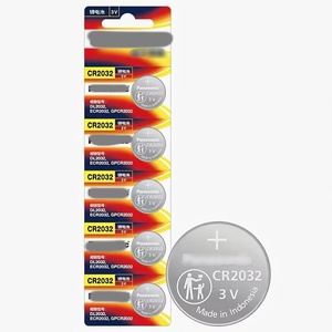 Batería de botón alcalina de litio CR2032 de 3V al por mayor para llaves de coche, control remoto y <span class=keywords><strong>reloj</strong></span> (compatible con CR2016, <span class=keywords><strong>CR2025</strong></span>) - Product Image 5