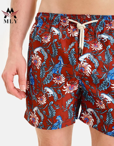 Shorts de bain pour hommes, maillots de bain à séchage rapide, shorts de <span class=keywords><strong>surf</strong></span> respirants avec cordon de serrage et poches pour la <span class=keywords><strong>plage</strong></span> - Product Image 4