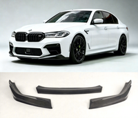 Lèvre de pare-chocs avant en fibre de carbone style MP pour BMW M5 F90 LCI, directement de l'usine