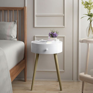 Mesita de noche Licheng, mesitas de noche, luz de noche de lujo para dormitorio con soporte y cargador de teléfono para dormitorio y sala de estar - Product Image 4