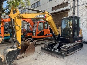 รถขุดขนาดเล็ก SY55 SY55U รุ่นใหม่จากจีน พร้อมเครื่องยนต์ ปั๊มไฮดรอลิก บุ้งกี๋ 0.21 เมตร กำลัง 35.7 กิโลวัตต์ - Product Image 4