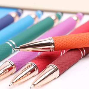 X909-1 Factory Press Rubber Ballpoint <b>Pen</b> With Print Logo Custom Metal Touch Advertising Gift Business Enterprise Promotion - Product Image 4