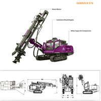 Foreuse minière sur chenilles haute performance, machine de forage DTH, foreuse hydraulique pour puits