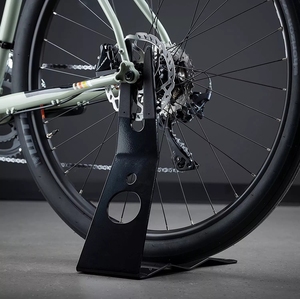 Soporte de reparación de ebike portátil de alta resistencia soporte vertical de bicicleta en forma de L soporte de rueda de bicicleta ajustable Estacionamiento - Product Image 4