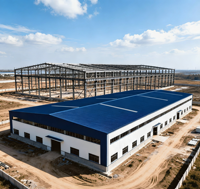 Bâtiment préfabriqué en structure d'acier anticorrosion pour le marché vietnamien – Entrepôt/atelier à ossature acier antirouille
