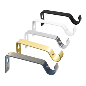 Supporto per <span class=keywords><strong>Asta</strong></span> Tenda in Metallo Minimalista Moderno Sumi, Accessori Decorativi per Finestre, Supporto a Parete per <span class=keywords><strong>Asta</strong></span> Tenda di Alta Qualità - Product Image 6