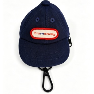 Creative Mini Baseball Cap Shaped Coin Purse, Portable Hat Design Zipper Key Wallet Change Pouch