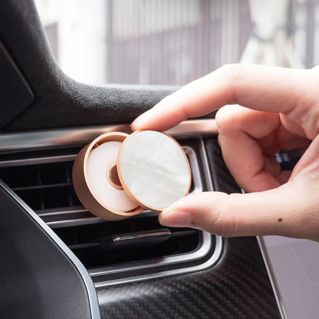 M & Scent-ambientador de aire personalizado para coche, ambientador de coche en blanco