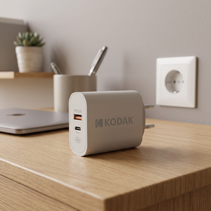 Cargador USB de 2 puertos + USB-C 12W (Kodak 30427358) - Product Image 3