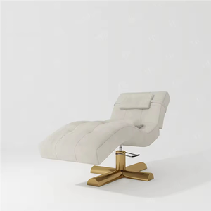 Table de massage pour cils, pliable et réglable, sur mesure, pour salon de beauté, spa, chaise faciale, lit de cils rose incurvé - Product Image 4