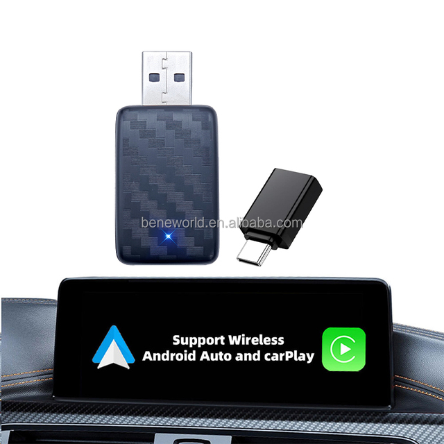 OEM ODM Factory Wireless Carplay Adapter USB Dongle Fast  Pairing OTA Upgrade First Connection Fast