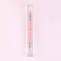 Stylo applicateur double embout pour cristaux et strass, outils de manucure pour points et décorations d'ongles, couleurs bleu, rose, blanc