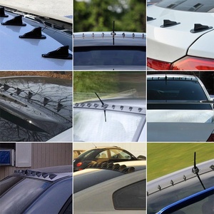 Bộ Cánh Gió Cánh Gió Vây Cá Mập Trên Mái Bằng Nhựa ABS Phong Cách EVO Thông Dụng PQY-SFB08 10 Chiếc - Product Image 6