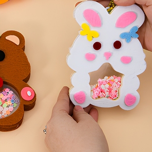 Kit de Manualidades Educativo para Hacer Adornos - Juguete de Arte con Cuentas y Colgantes de Animales de Tela Hechos a Mano para Actividades Escolares y de Fiesta para Niños - Product Image 6