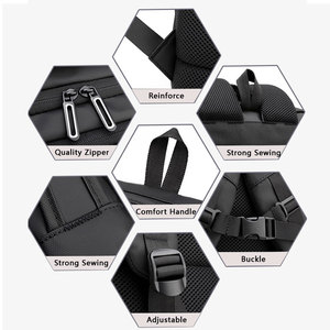 Sac à dos pour ordinateur portable de style professionnel personnalisé pour hommes, sac à dos de voyage, grande capacité, sac de sport, sac à dos de randonnée en plein air - Product Image 3