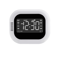 Modernes FM-Radio Schlafzimmer Bett Wecker Drahtlose Digitaluhr Nachttisch lampe Ladegerät Shake Vib rating Shaker für schwere Schläfer