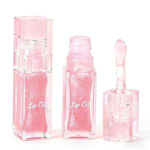 Private <b>Label</b> Moisturizing Non <b>Sticky</b> Cup Fade Lip Lines Temperature Sensitive Color Changing Lip Oil Crystal Shimmer Lip Gloss - Product Image 1