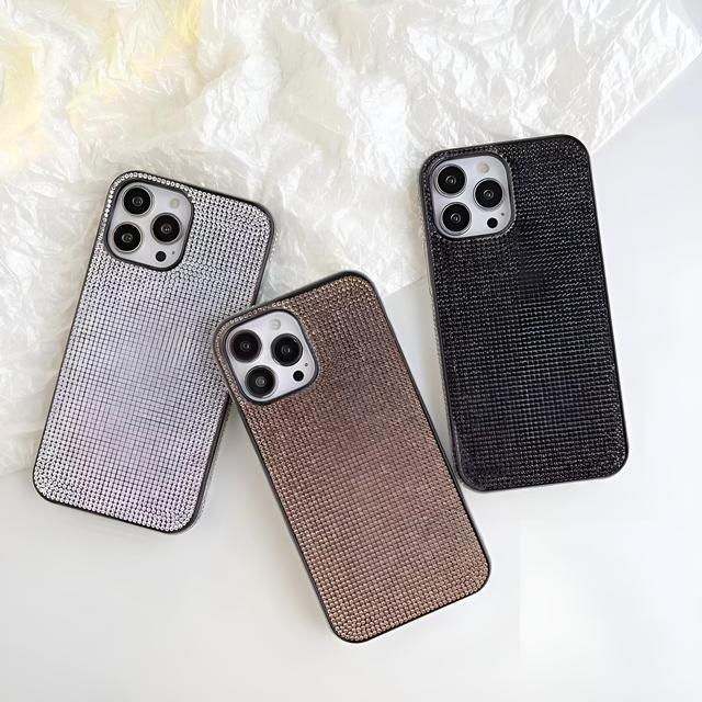 Luxury Glitter Rhinestones Shniy Diamond Soft Silicone Cover Phone Case for iPhone 17 16 15 14 11 12 13 Pro Max Plus