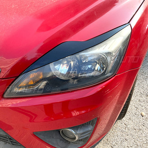 Pegatinas para Cejas de Faros Delanteros de Coche, Aspecto Negro Brillante/Carbono, para Ford Focus MK2.5 2008-2011 - Product Image 6