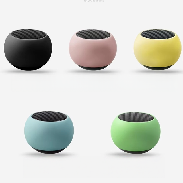 Macaron Mini Bass Speaker for High Volume Portable Outdoor TWS 2.0 Channel App Supported 5.3 IPX5 Waterproof 3-5 Hours
