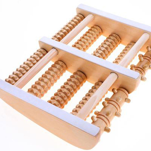 Rullo per Massaggio Piedi di Alta Qualità con Cinque File, per Uso Domestico Quotidiano, Rullo in Legno per Massaggio Piedi in Vendita - Product Image 6