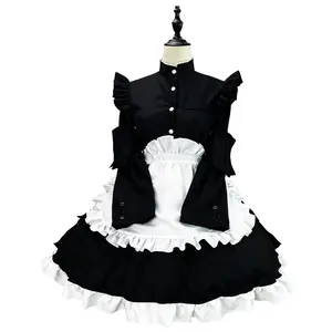 Sexy Frauen Mädchen Lolita Uniform Outfits Halloween Kostüme Kung Fu Dienst mädchen Kleid Cosplay Dessous Late Night Französisch Dienst mädchen Kostüm