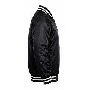 Chaqueta de Satén de Color Sólido de Invierno de Alta Calidad para Hombre, Hecha a Medida en Pakistán, Precio Bajo, Ropa Exterior Informal con Logotipo Frontal - Product Image 5