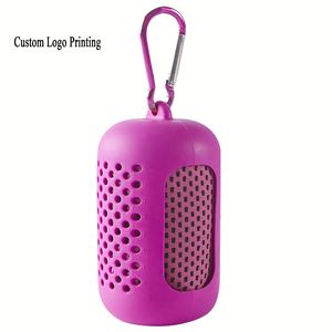 OEM Custom Logo Quick Dry Ice Towel, Personalized Sports Fitness Cooling <b>Wrap</b>, Corporate Promotional Gift - Product Image 1