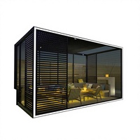 Pavillon Diding - Structure en plastique/bois/aluminium personnalisable, durable, écologique, imprimée par sublimation
